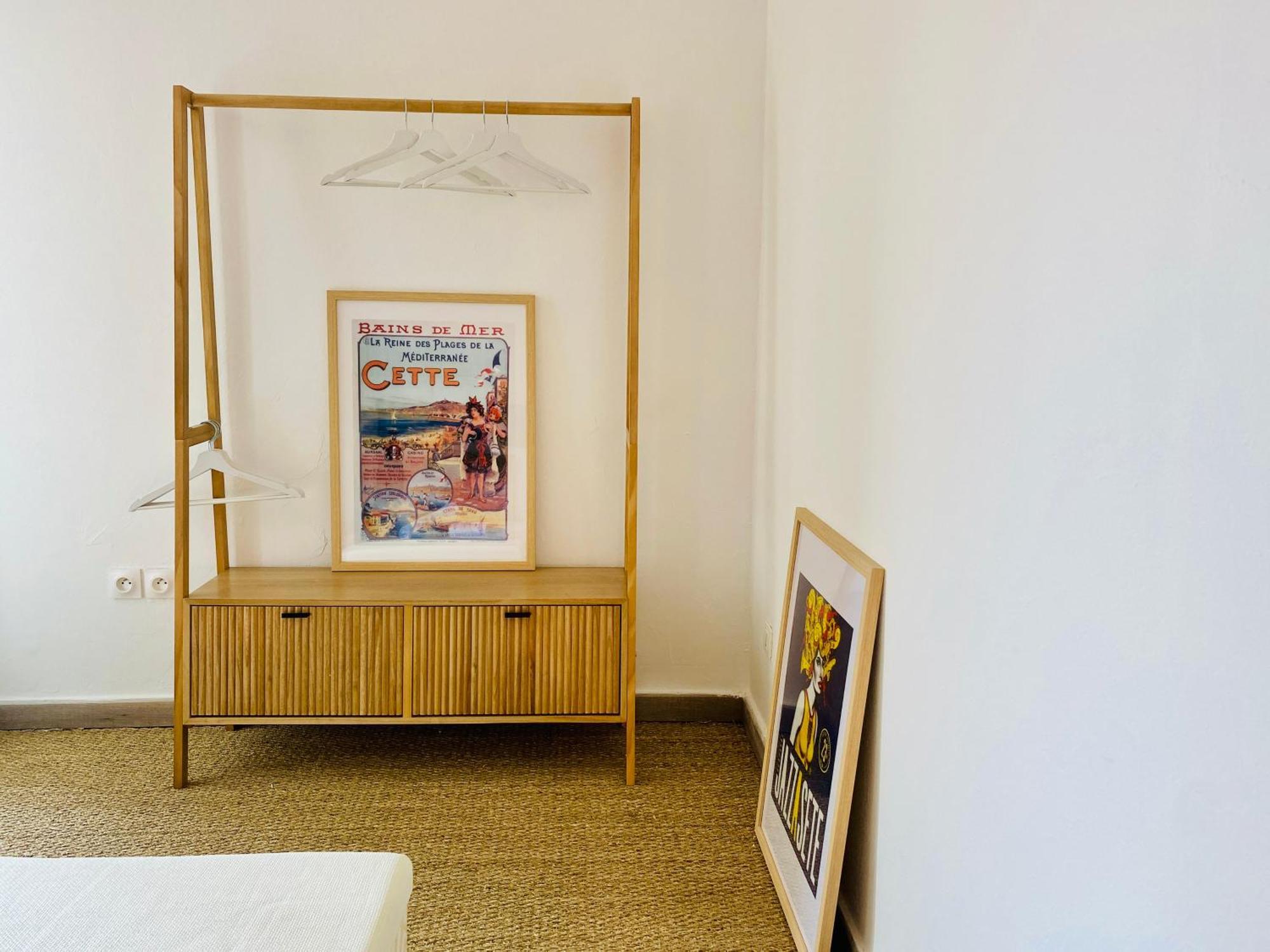 Superbe T2 Cote Gare Parking Clim Wifi Terrasse ! Apartment Sete Bagian luar foto